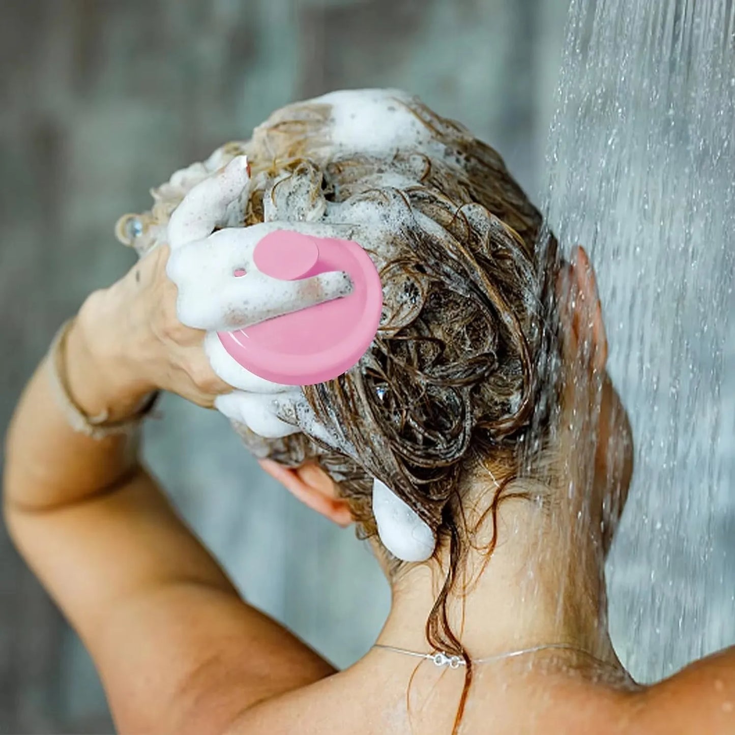 Soft Silicone Shampoo Brush Hair