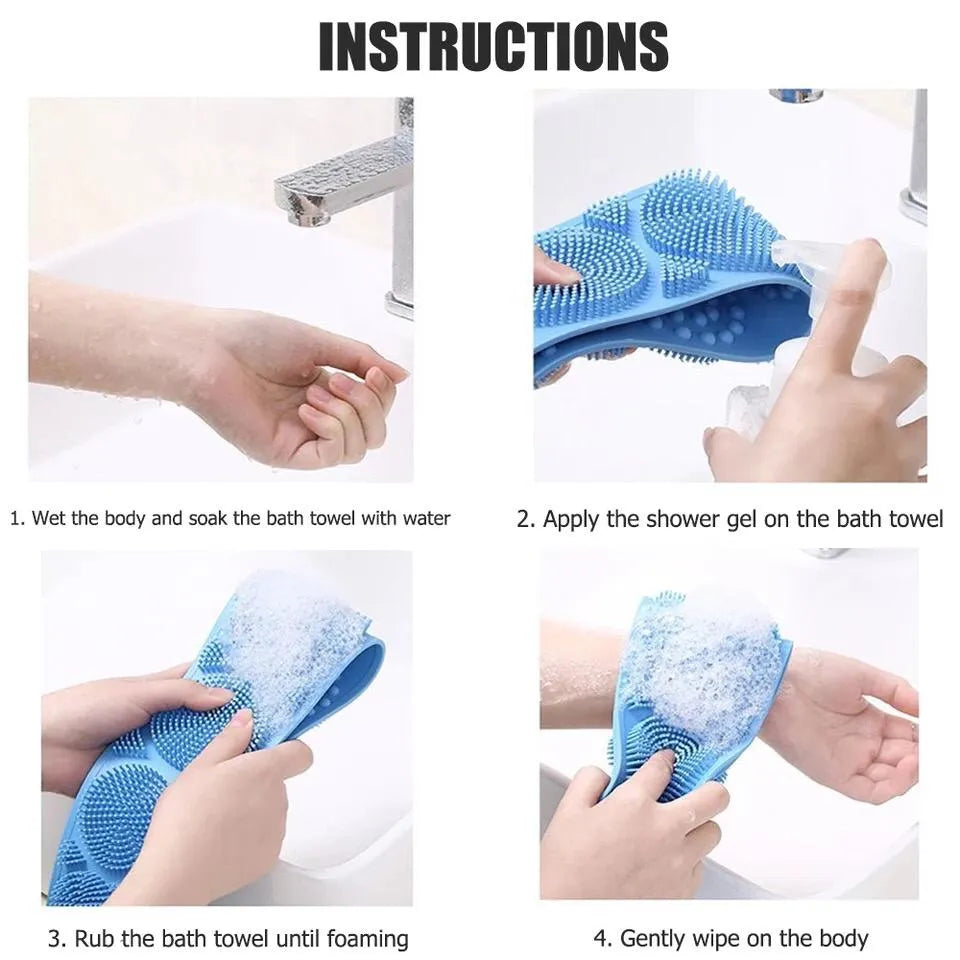 Silicone Body Cleaner | Shower Brush | Bath Belt
