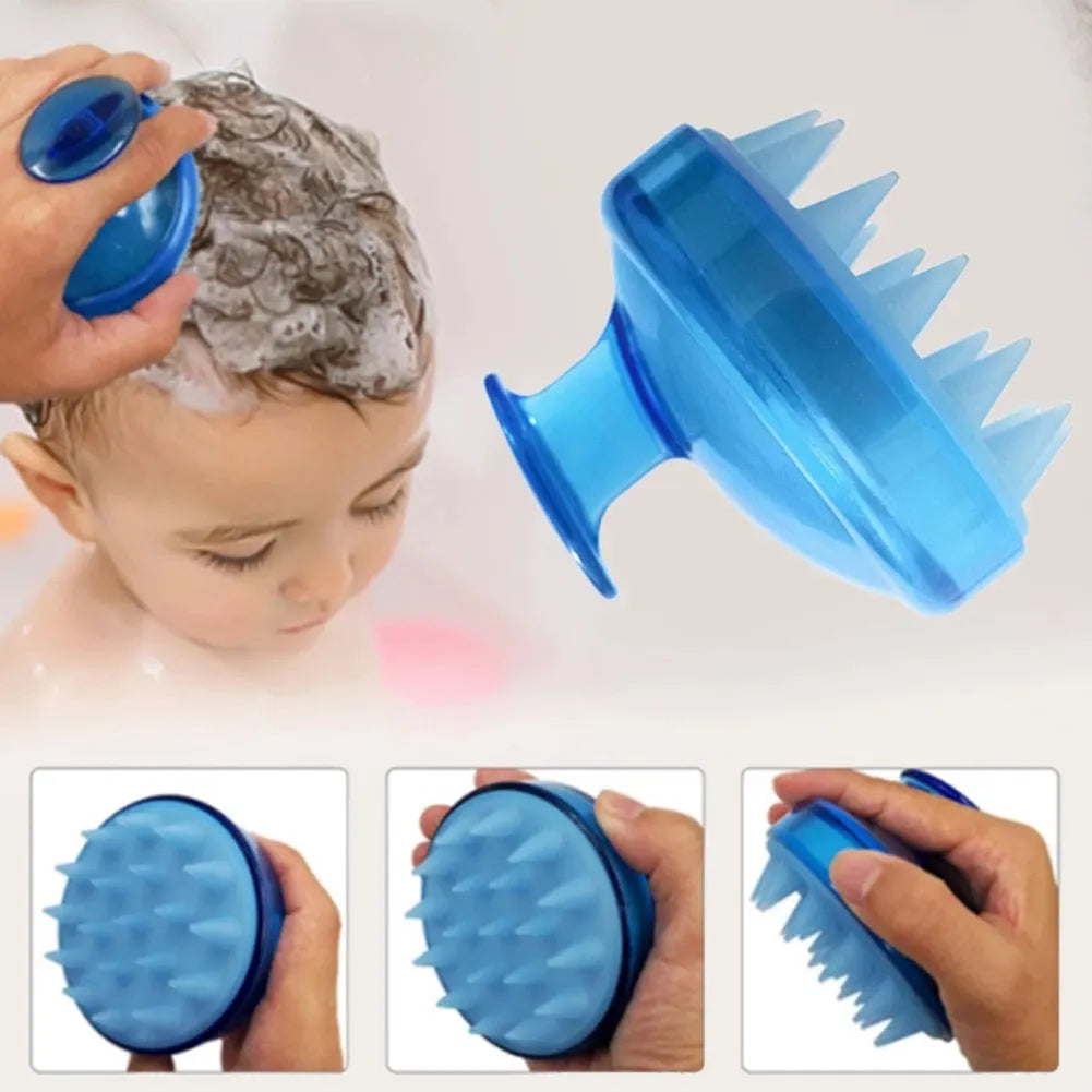 Soft Silicone Shampoo Brush Hair