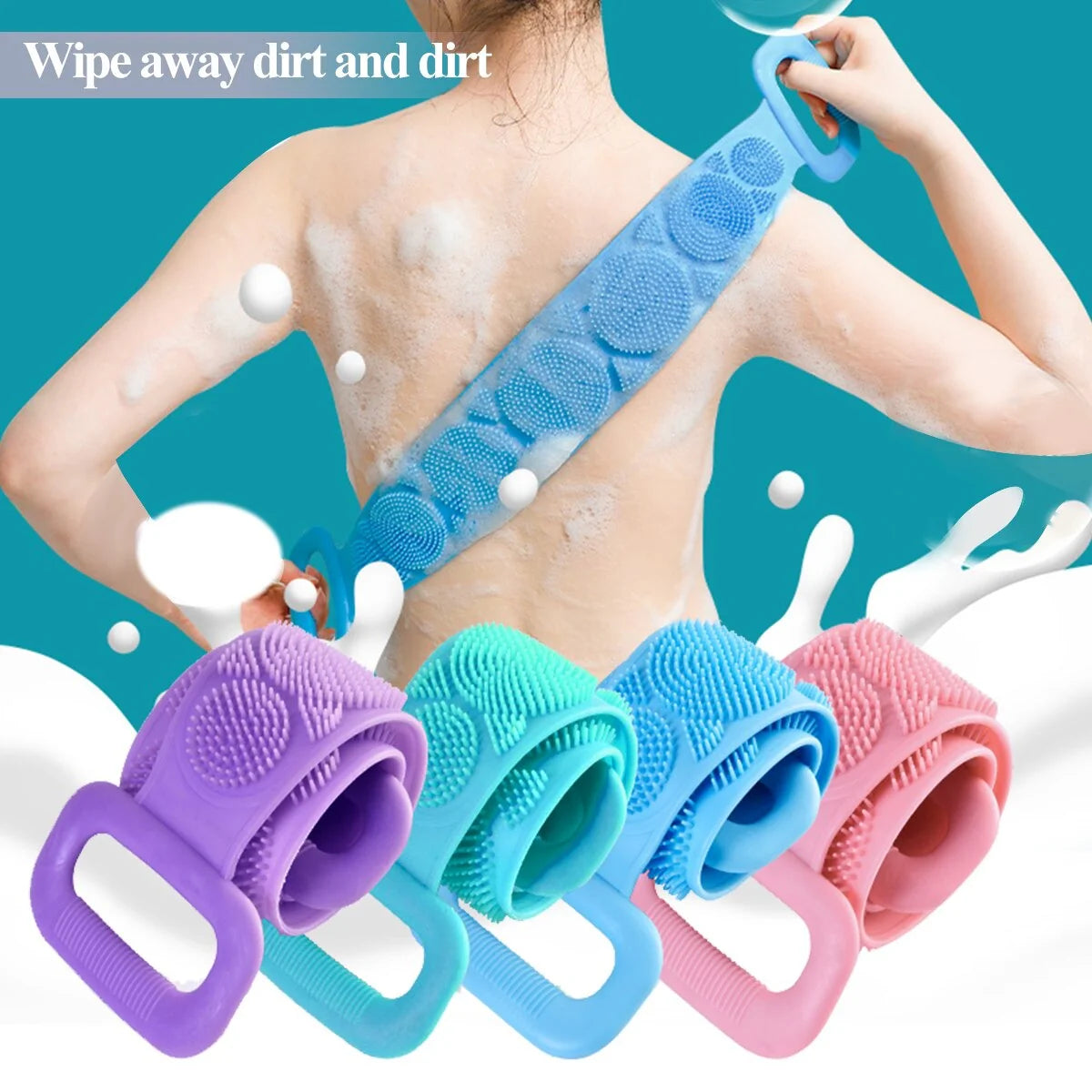 Silicone Body Cleaner | Shower Brush | Bath Belt