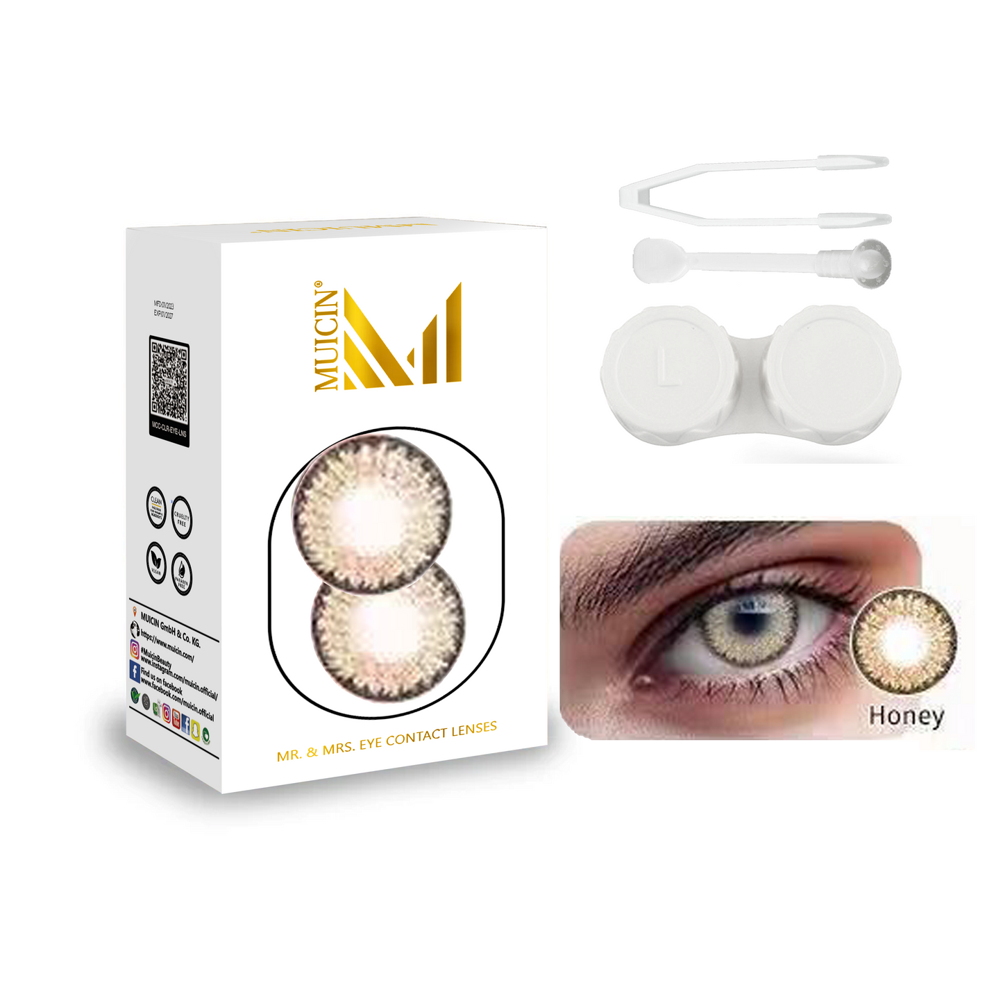 MR & MRS PARTY COLORED CONTACT LENSES