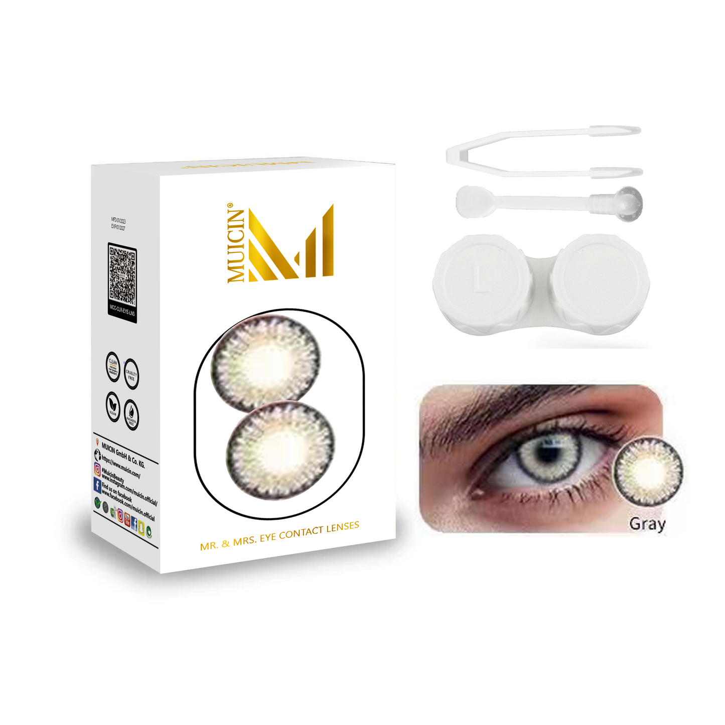 MR & MRS PARTY COLORED CONTACT LENSES