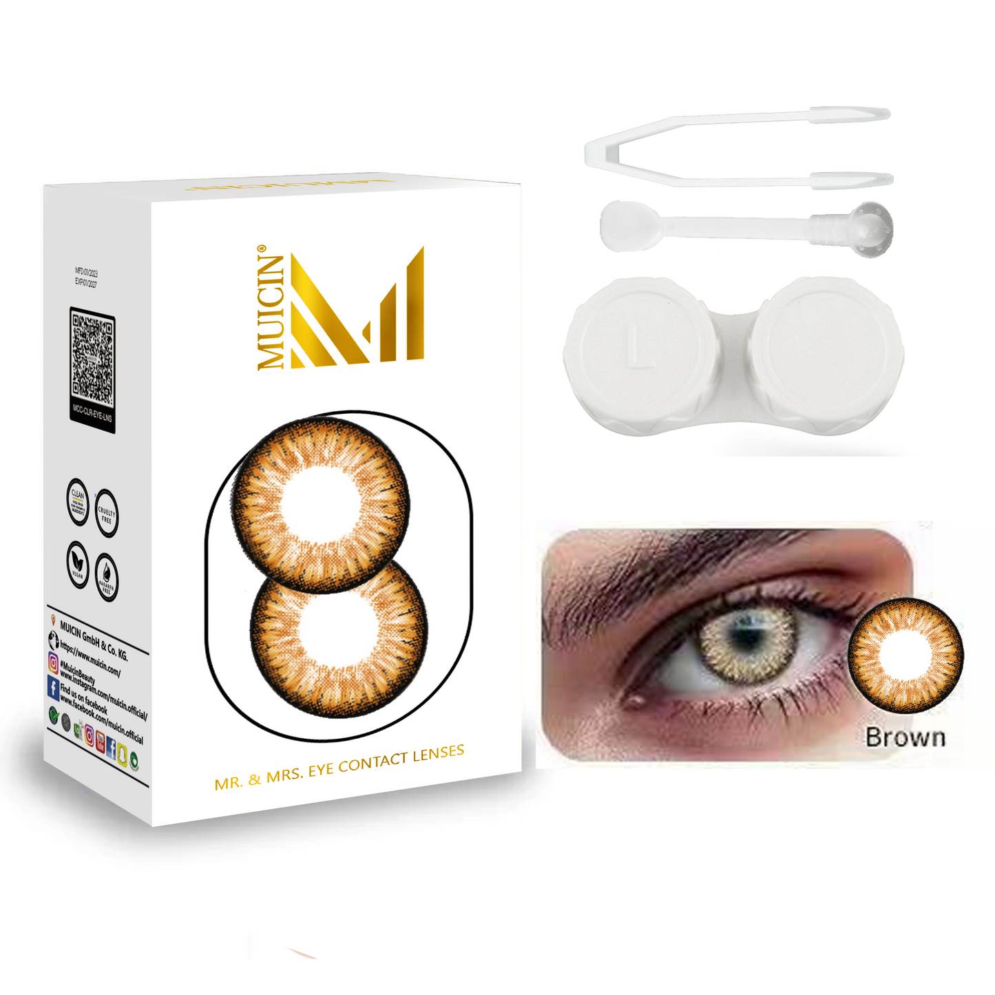 MR & MRS PARTY COLORED CONTACT LENSES