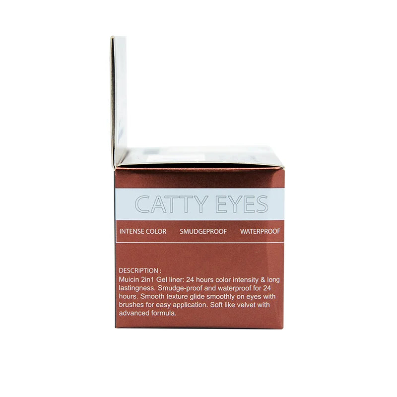 2 IN 1 Catty Eyes Gel Eyeliner - Perfect Wing & Brow Definition