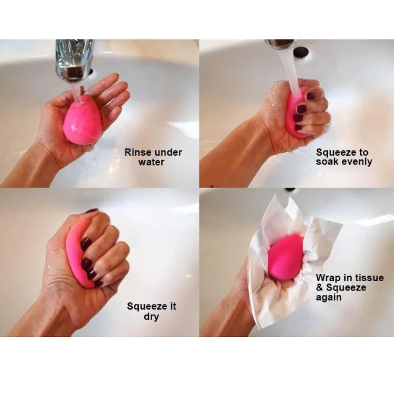 PINK SPONGE MAKEUP BLENDER - SMOOTH, SEAMLESS COVERAGE