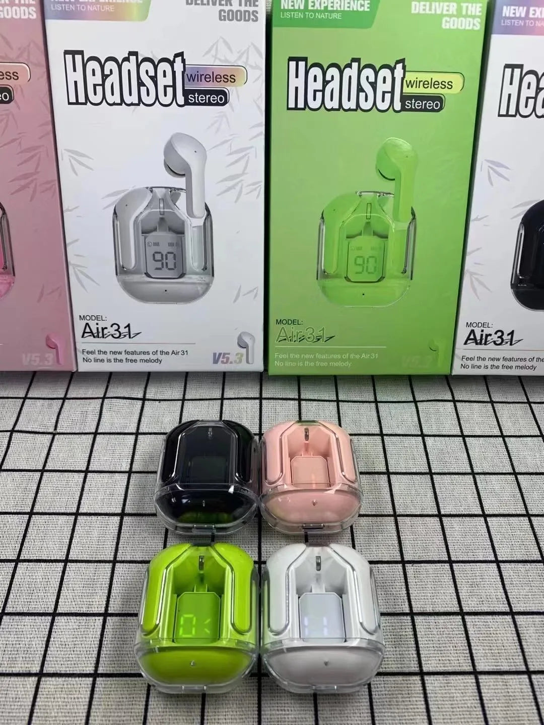 Air 31 Transparent/Crystal Color True Wireless Earbuds