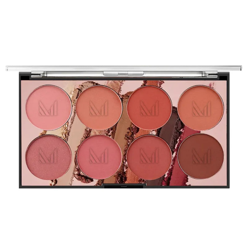 8 COLORS PROFESSIONAL BLUSHER PALETTE - BLENDABLE PERFECTION