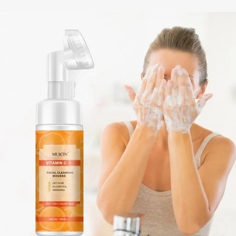 VITAMIN C BUBBLE FOAMING FACIAL CLEANSER - EFFERVESCENT CLEAN GLOW