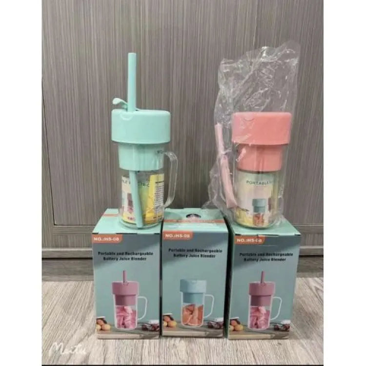 Smoothie Maker: 420ml, USB-powered, Travel-friendly, Compact Mixer Blender with Glass Cup for Fruit, Vegetables, and Shakes