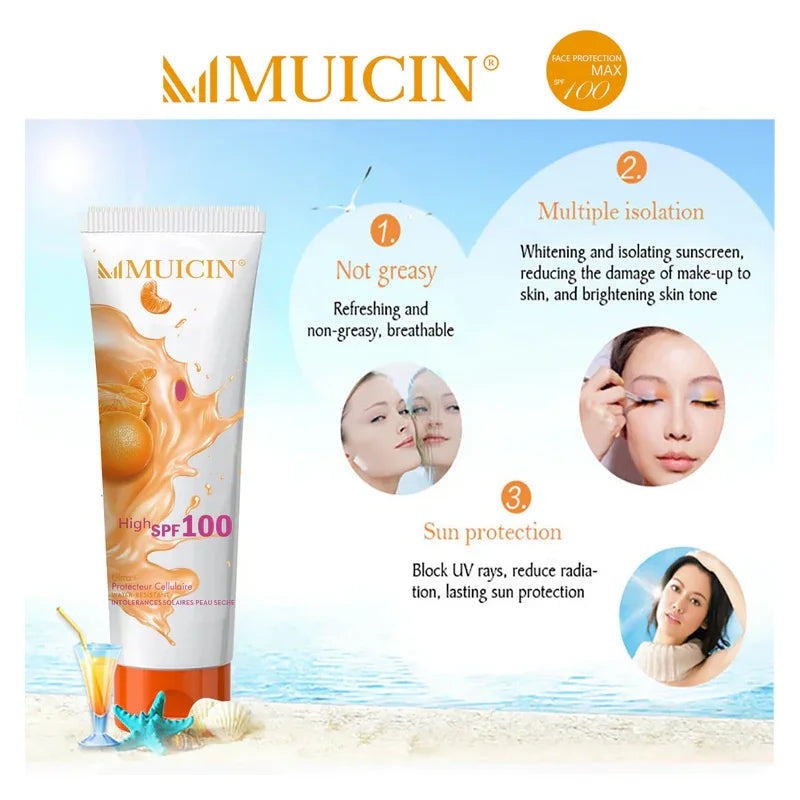 BROAD SPECTRUM SPF-100 SUNBLOCK - MAXIMUM PROTECTION & CARE