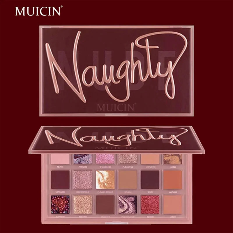 NUDE NAUGHTY EYESHADOW PALETTE - SUBTLE TO BOLD SPECTRUM