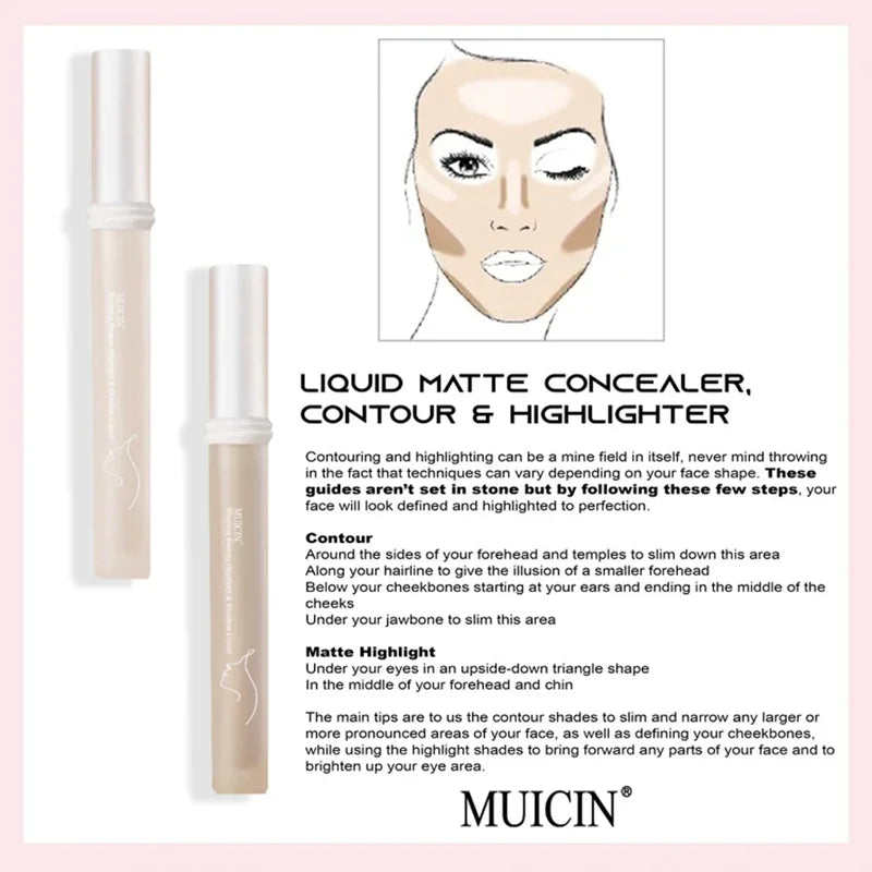 LIQUID MATTE CONCEALER, CONTOUR, & HIGHLIGHTER - SCULPT & SHINE