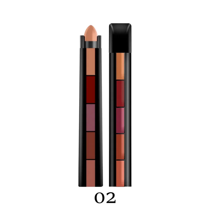 5 IN 1 MATTE LIPSTICKS - MATTE QUINTESSENCE