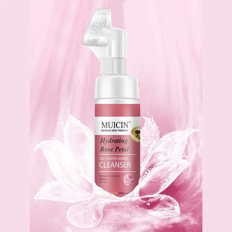 ROSE PETAL GEL FOAMING BUBBLE CLEANSER - FLORAL FRESHNESS BOOST