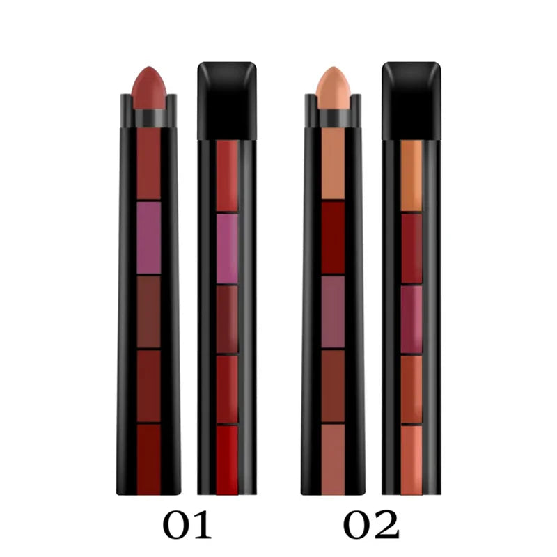 5 IN 1 MATTE LIPSTICKS - MATTE QUINTESSENCE