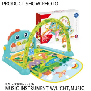 Baby's 5-in-1 Multipurpose Musical Kick and Play Piano Gym Mat