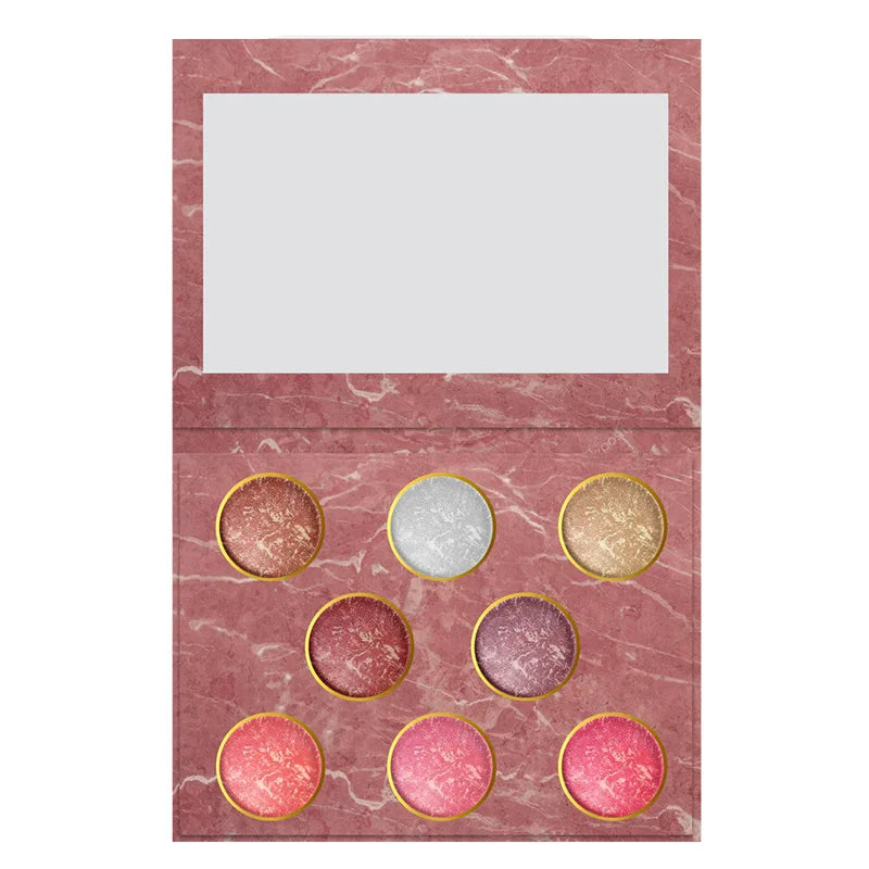 BAKED TERRACOTTA HIGHLIGHT BLUSH & EYESHADOW PALETTE - WARM RADIANCE