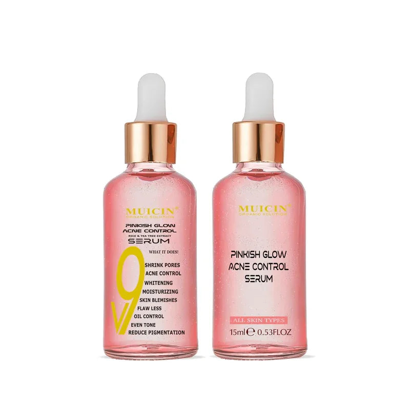 V9 PINKISH GLOW ANTI ACNE FACE SERUM - BLEMISH-FREE RADIANCE