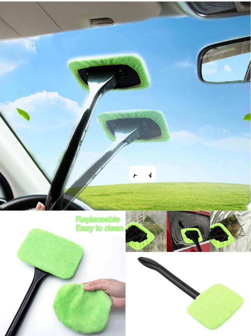 Microfiber Cloth Handle Washer and Windshield Wonder Cleaner for Cars