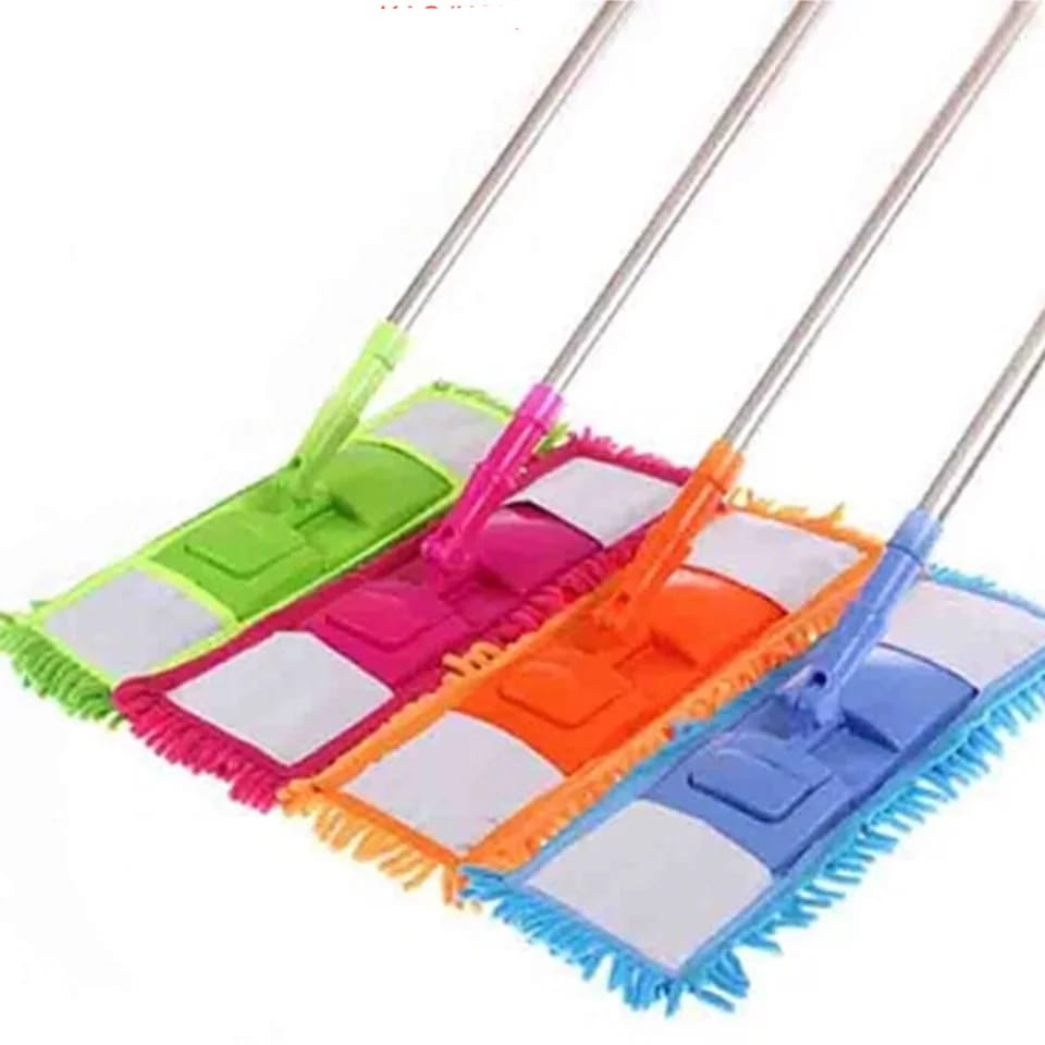 Fluorescent Mop Floor Cleaning with Microfiber Mop