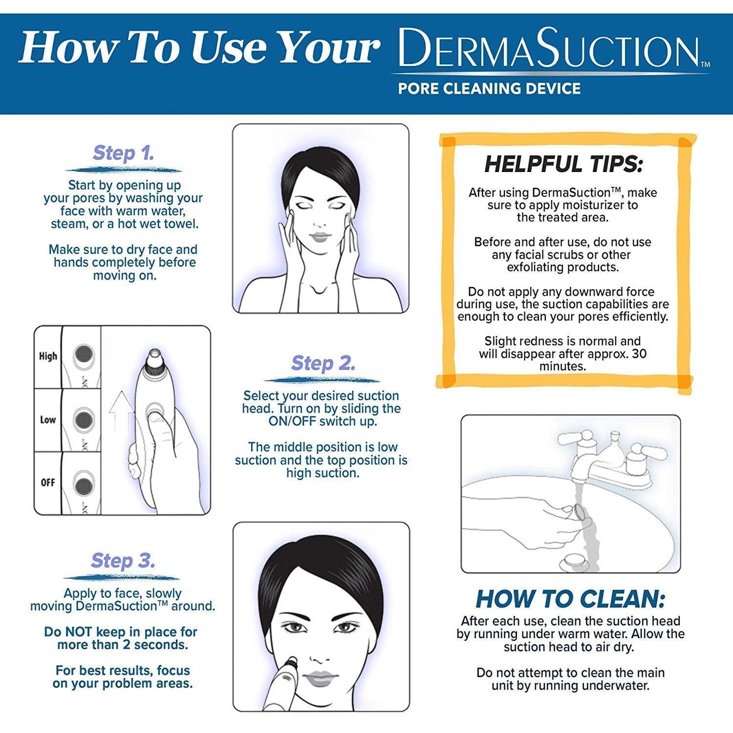 DERMA SUCTION FACIAL CLEANSER