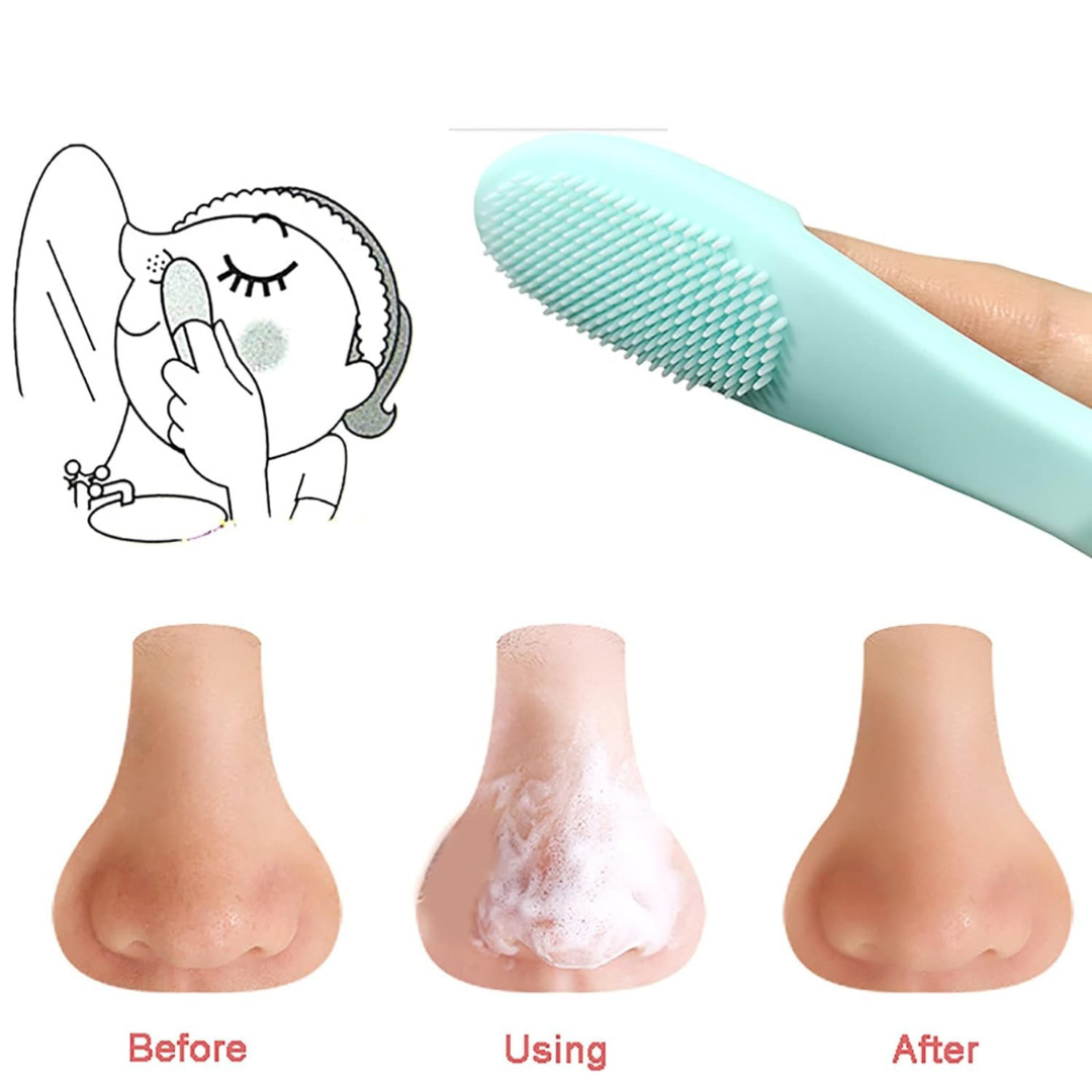 Silicone Face Cleaner Blackhead Remover Brush