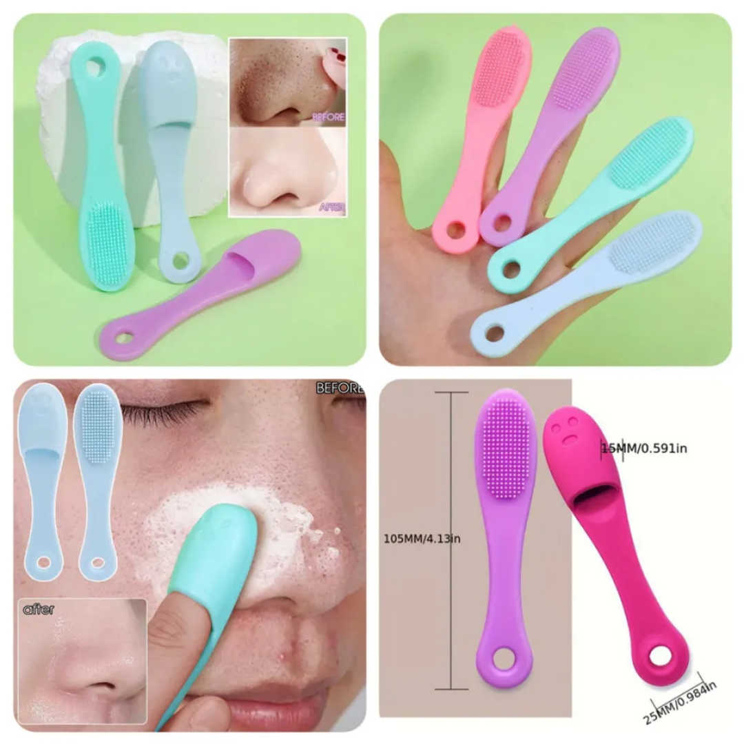 Silicone Face Cleaner Blackhead Remover Brush