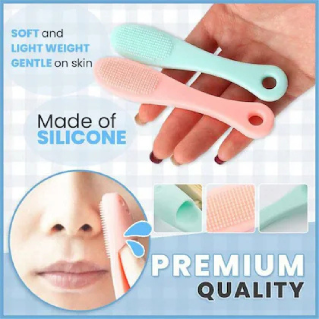 Silicone Face Cleaner Blackhead Remover Brush