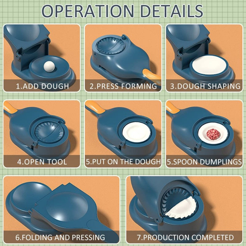2 in 1 Dumpling Maker & Samosa Maker Mould – Best Price in Pakistan | Homomart.pk