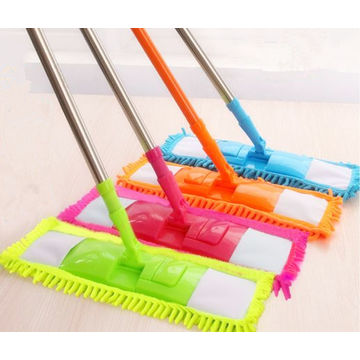 Fluorescent Mop Floor Cleaning with Microfiber Mop