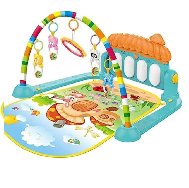 Baby's 5-in-1 Multipurpose Musical Kick and Play Piano Gym Mat