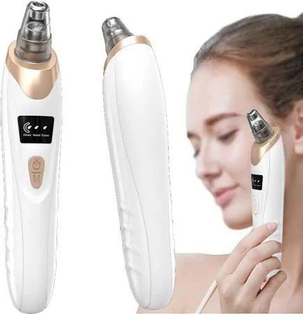 Blackhead Remover Vacuum Pore Cleaner with Camera - Amzgirl Beauty Device including 3 Suction Power Adjustments and 5 USB-rechargeable replacement probes,